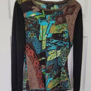 RADZOLI Sweater: Beautiful Multi Texture Longsleeve